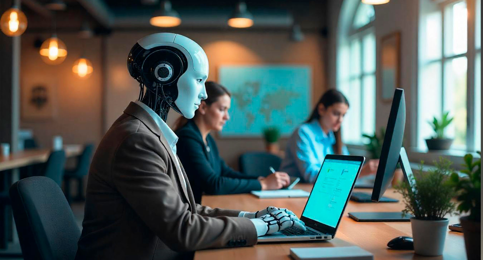 recepcionista de inteligencia artificial